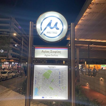 Prime Location Bright Studio City Center Super 5G Wifi 200Mbps With32"Tv Thessaloniki Exterior foto