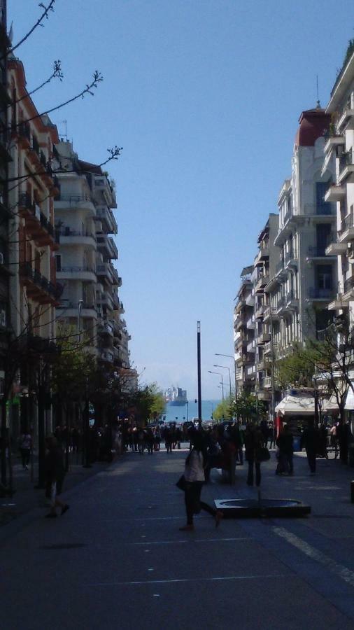 Prime Location Bright Studio City Center Super 5G Wifi 200Mbps With32"Tv Thessaloniki Exterior foto